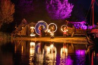 Bild Feuershow am See